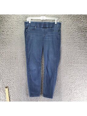 Liverpool Jeans Women’s Size 6 Petite Blue Pull-On Skinny Stretch Denim *Read*